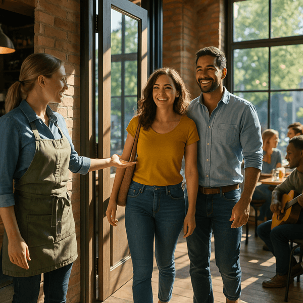 Busy restaurant from marketing results